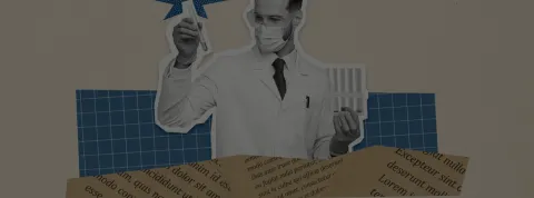 Científico collage banner