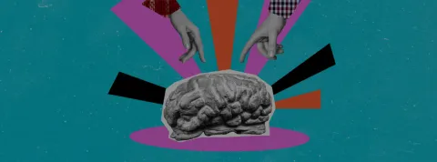 Cerebro neuromarketing collage banner