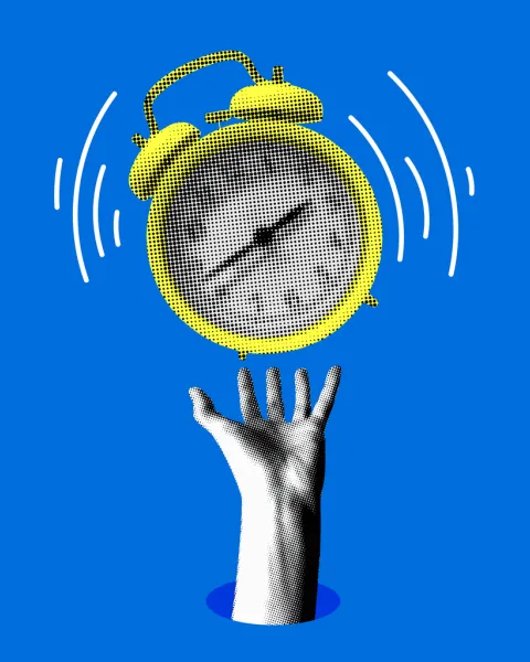 Reloj mano collage