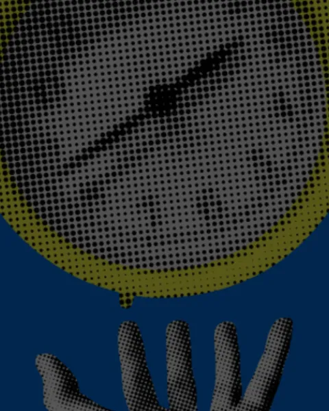 Reloj mano collage banner