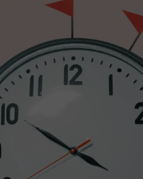 Banner hombre corriendo por reloj 